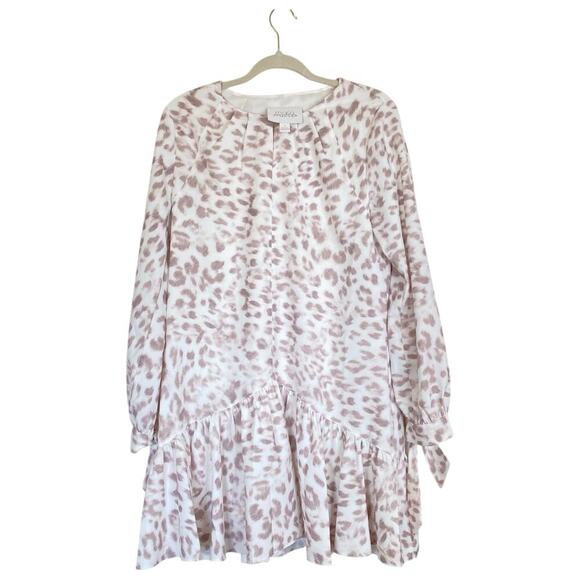 ANTHROPOLOGIE Felix Tunic Swing Dress Mare Mare Leopard Size Small - Picture 2 of 9
